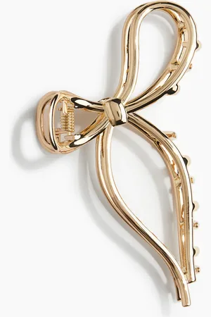 H&M Haarklammer in Schleifenform - Gold