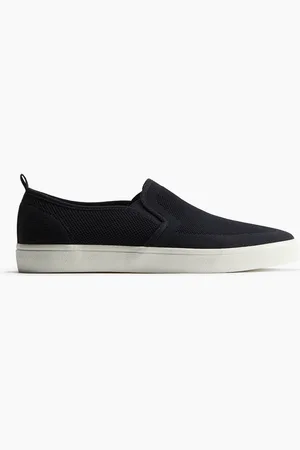 H&M Slip-on-Sneaker aus Mesh - Blau