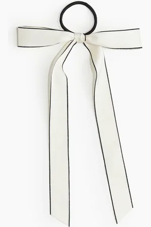 H&M Haargummi mit Schleife - Weiß