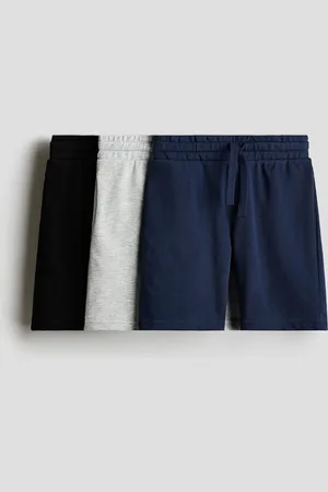H&M 3er-Pack Shorts - Blau