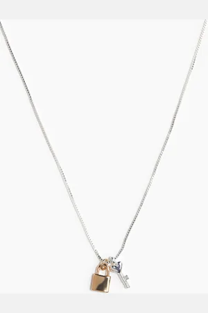 H&M Halskette mit Anhänger - Silbre