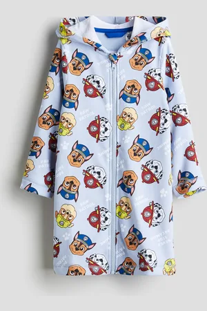 H&M Frottee-Morgenmantel mit Reißverschluss - Blau