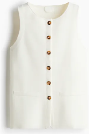 H&M Gilet aus Feinstrick - Beige