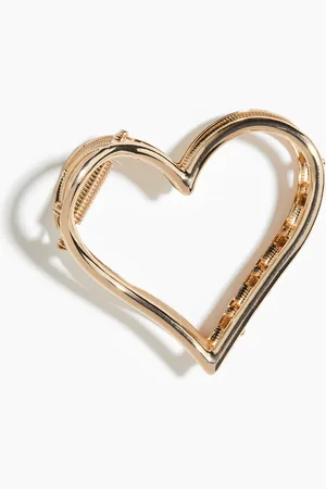 H&M Haarklammer in Herzform - Gold
