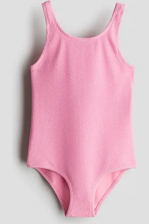 H&M Badeanzug mit Struktur - Pink
