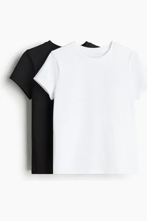 H&M 2er-Pack Sportshirts mit DryMove™ - Schwarz
