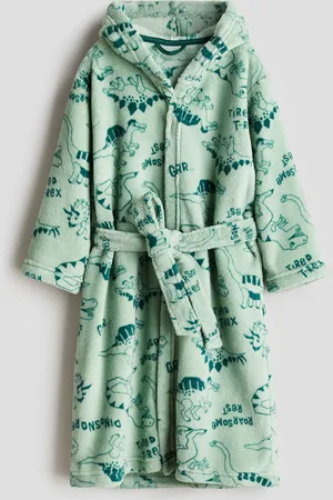 H&M Gemusterter Bademantel - Grün