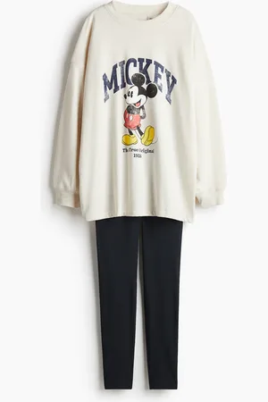 H&M Bedruckter Pyjama - Weiß
