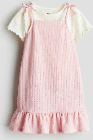 H&M Zweiteiler mit Shirt und Kleid - Pink