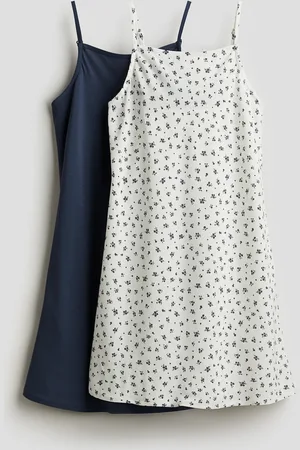 H&M 2er-Pack Trägerkleider - Blau