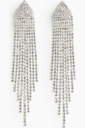 H&M Lange Strassohrringe - Silbre