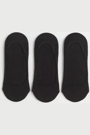 H&M 3er-Pack Unsichtbare Socken - Schwarz