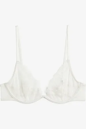 H&M Unwattierter Bügel-BH aus Spitze - Weiß