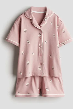 H&M Gemusterter Jerseypyjama - Pink