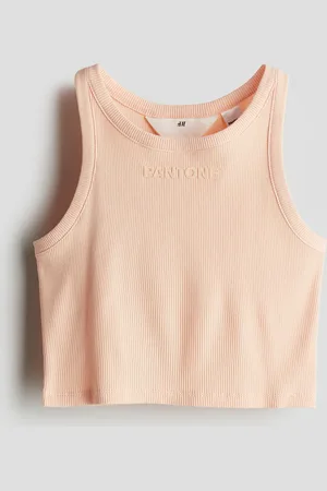 H&M Tanktop mit Prägedruck - Orange