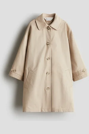 H&M Trenchcoat aus Baumwolle - Beige