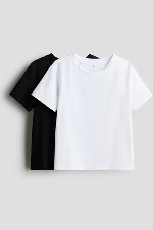 H&M 2er-Pack T-Shirts - Weiß