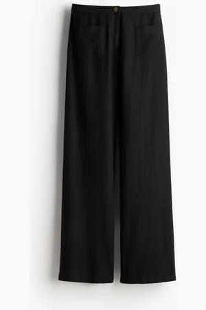H&M Hose aus Leinenmix - Schwarz