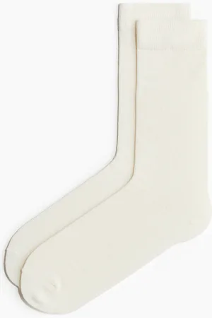 H&M Socken aus Bambus/Viskose - Weiß