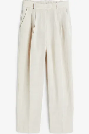 H&M Hose aus Leinenmischung - Beige