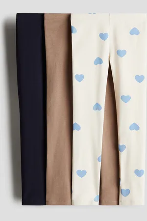 H&M 3er-Pack Jerseyleggings - Beige