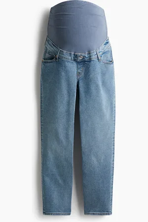 H&M MAMA Slim Ankle Jeans - Blau