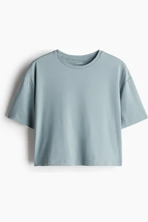 H&M Kastiges Sportshirt mit DryMove™ - Türkis