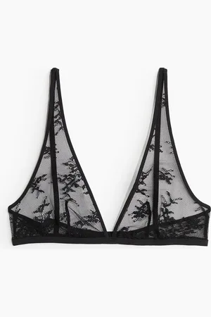 H&M Unwattierter Soft-BH aus Spitze - Schwarz