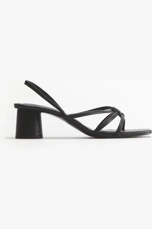 H&M Riemensandaletten mit Absatz - Schwarz