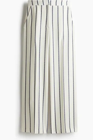 H&M Weite Hose - Weiß