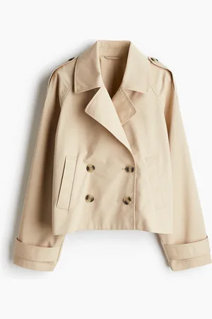 H&M Kurzer Trenchcoat - Beige