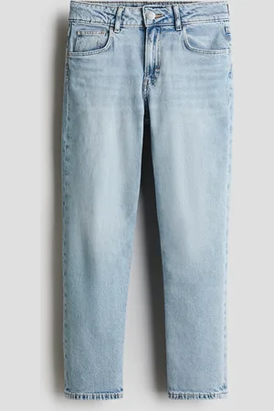 H&M Relaxed Tapered Fit Jeans - Blau