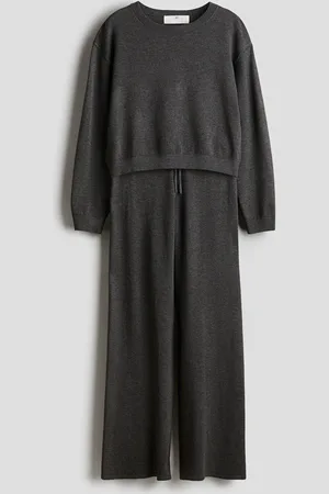 H&M 2-teiliges Gestricktes Set - Grau