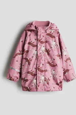 H&M Regenjacke - Aop, Mit Fleece - Pink