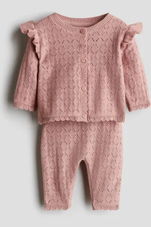 H&M 2-teiliges Feinstrickset - Pink