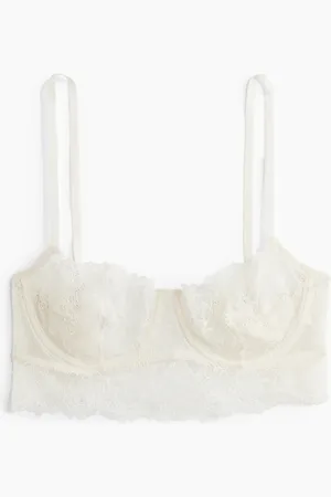 H&M Balconette-BH aus Spitze - Weiß