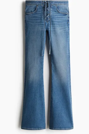 H&M Flared High Jeans - Blau