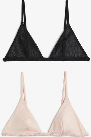 H&M 2er-Pack Soft-BHs - Pink