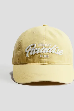 H&M Baumwollcap - Gelb