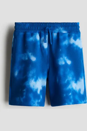 H&M Sweatshorts mit Print - Blau