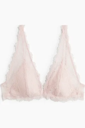 H&M Wattierter Soft-BH aus Spitze - Pink