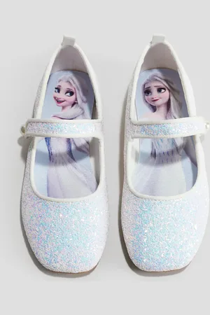 H&M Glitzernde Mary-Janes - Weiß