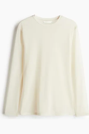 H&M Figurbetontes Shirt - Beige
