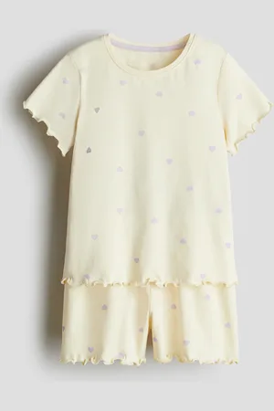 H&M Baumwollpyjama - Gelb