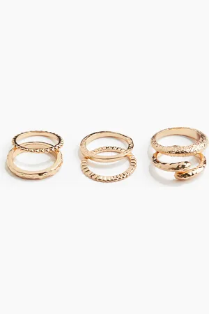 H&M 6er-Pack Ringe - Gold