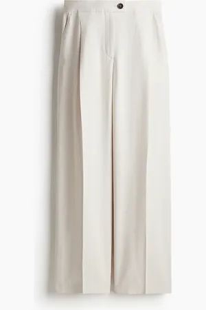 H&M Weite Twillhose - Braun