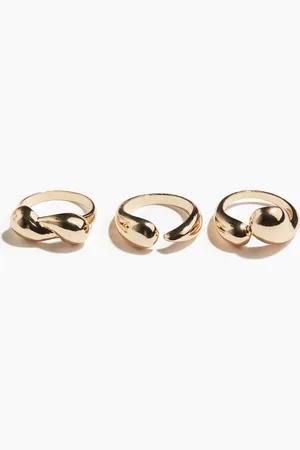 H&M 3er-Pack Ringe - Gold