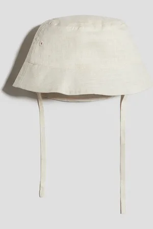 H&M Sonnenhut aus Leinen - Beige