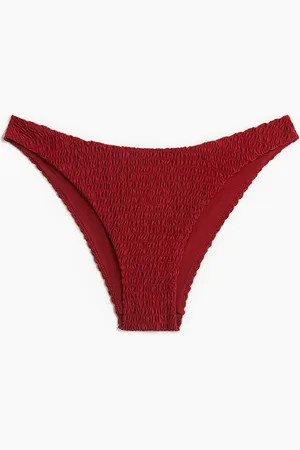 H&M Gesmokte Bikinihose - Rot