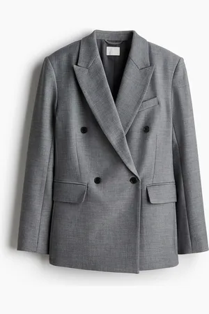 H&M Taillierter Blazer - Grau